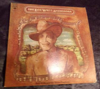 Vtg Bob Wills And His Texas Playboys Anthology Columbia Pg 32416 2lp Record Set