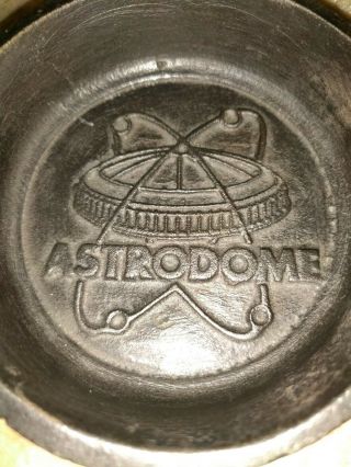 Vintage Astrodome Houston,  TX Miniature Cast Iron Skillet / Souvenir / Wall Deco 3