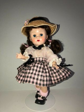 Vintage Vogue Ginny Doll in her Skinny Tagged 1953 Beryl Tiny Miss Dress 3