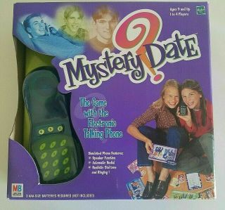 Mystery Date Electronic Talking Phone Game Hasbro Milton Bradley 2000 Vintage
