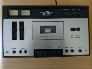 Akai Cs 34d Vintage Stereo Cassette Deck Dolby Limiter Tape Selector
