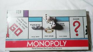 Vintage Parker Brothers Monopoly Board Game No 9 1975