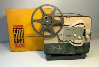 Vintage Eastman Kodak Brownie 500 No.  225 Movie Projector Model A5 F/1.  6 Lens