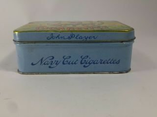 Vintage Players Navy Cut Cigarettes Tin Box Hinged 3