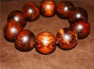 Chinese Hainan Huanghuali Wood Bracelet Mala Prayer Beads China Real