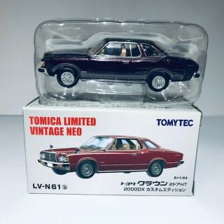 [tomica Limited Vintage Neo Lv - N61b S=1/64]toyota Crown 2 Door Ht 2000dx Custom