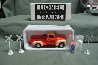 Vintage Lionel Trains Pick Up,  Railroad Crossing And Indivudal