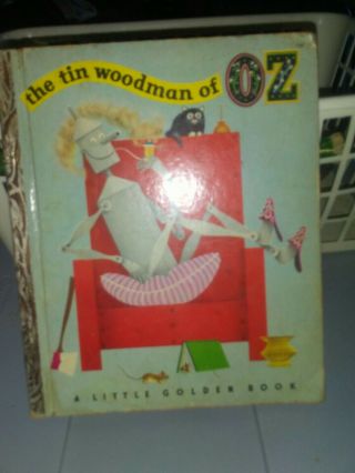 The Tin Woodman Of Oz Vintage " A " 1st Ed.  Edition Little Golden Book 159 Vg