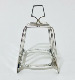 Quality Antique Solid Sterling Silver Toast Rack 1913 Sheffield James Deakin 3