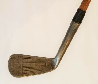 Antique Hickory Golf; Tom Stewart 1 Iron For Ben Sayers; Playable Vintage Golf