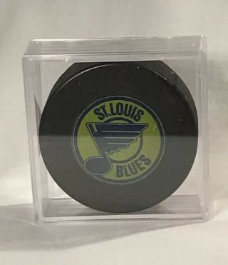 Vintage - St.  Louis Blues Nhl Hockey Puck - Made In Canada