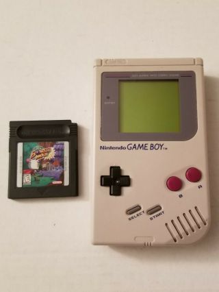 Nintendo Game Boy Dmg - 01 Gray Vintage 1989 Handheld System