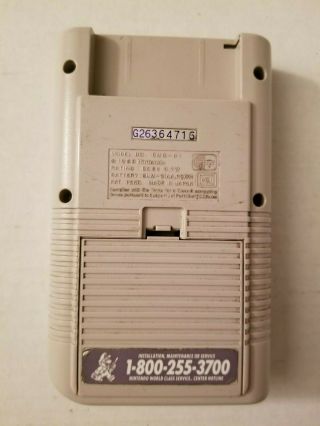 Nintendo Game Boy DMG - 01 Gray Vintage 1989 Handheld System 2