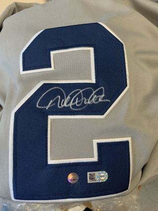 Derek Jeter Signed Yankees Away Jersey Steiner Mlb Authenticated Ny 2