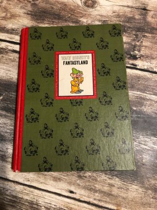 The Wonderful Worlds Of Walt Disney Fantasyland Hardcover Book 1965 Vintage