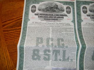 Vintage Railroad Stock Bond Certificate 3