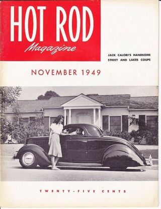 Hot Rod Nov 1949 Experimental Cars Scta Racing - Russetta Dry Lakes - Coupe - Chevy
