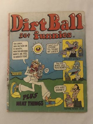 Dirtball 50c Cent Funnies 1st Printing Underground Comix Comic Book 1972 Vintage