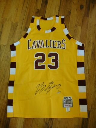 Lebron James Upper Deck 9/123 Cavs Authenticated Uda Signed Jersey Autograph