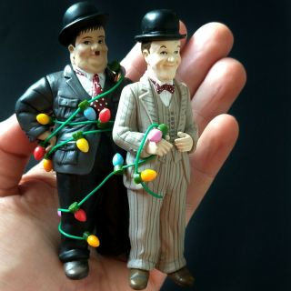 1999 Carlton Cards Laurel & Hardy Christmas Ornament Not Another Mess Vtg Show
