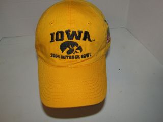 Iowa Hawkeyes Vs Florida Gators Vintage 2004 Outback Bowl Adjustable Hat / Cap