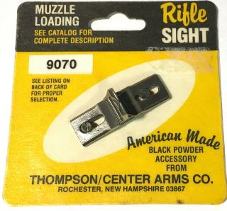 Vintage Fixed Thompson Center Hawken Rear Sight 9070 In Package