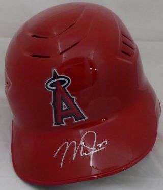 Mike Trout Autographed Authentic Rawlings Angels Batting Helmet Mlb Holo 145117