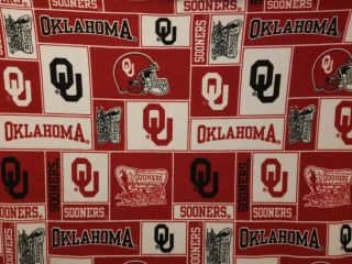 Vintage Oklahoma Sooners Football/basketball Fleece Throw Blanket 84 " X60 " Heavy