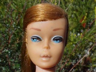 Vintage Titian Swirl Ponytail Barbie With Masquerade & Aboard Ship Dress