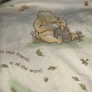 Vintage Disney Classic Pooh Winnie The Pooh Crib Sheet Best Friends In The World