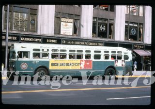Duplicate Slide Bus Gmc 4072 Mabstoa York City 1964 42nd St.