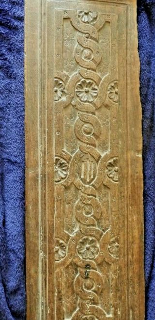 A Fine 17th.  Century Oak Panel Circa 1650/80