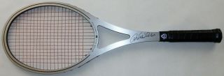 Arthur Ashe Hand Signed Head Competition Tennis Racket Rare