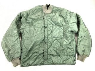 Vintage Us Air Force Usaf Flyers Cwu - 9/p Liner Underwear Jacket Mens Medium 60s