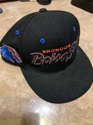 Vintage Zephyr Boise State Broncos Snapback Hat Cap Black