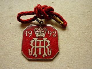 Vintage Enamel Badge Henley Regatta Rowing Club Badge 1992