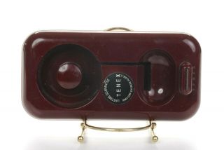 Tenex Tape Dispenser Vintage 70s Usa 17125 Burgundy Red Rare