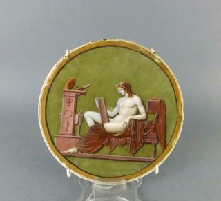 Antique Sevres French Porcelain Plaque With Mythologiy Scene 1805 Imp De Sevres