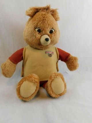 Vintage 1985 Teddy Ruxpin Bear Brown Cassette Player With Tape Not