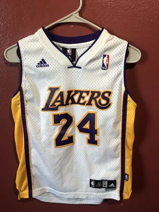 Adidas Nba Los Angeles Lakers Kobe Bryant 24 Jersey Size Youth M (10 - 12)