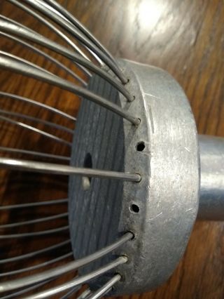 Commercial Industrial Wire Whip Whisk Mixer Lighting Upcycle Vtg 2