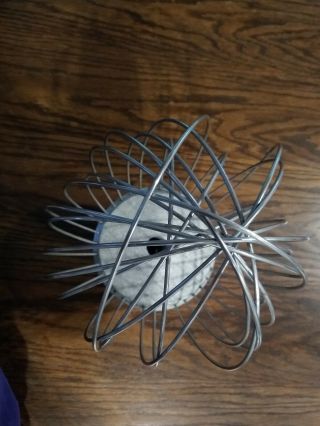 Commercial Industrial Wire Whip Whisk Mixer Lighting Upcycle Vtg 3
