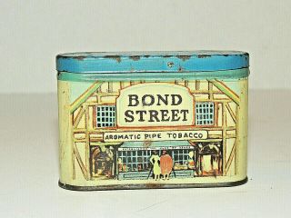 Vintage Phillip Morris Trial Size Sample Bond Street Tobacco Pocket Tin
