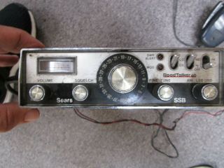 Vintage Sears Roadtalker 40 Ch Am Ssb Usb Lsb Sideband Mobile Cb Radio Powers On