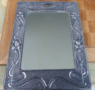 Edwardian,  Art Nouveau Solid Silver Dressing Table Mirror,  Photo Frame,  1906,  J&rg