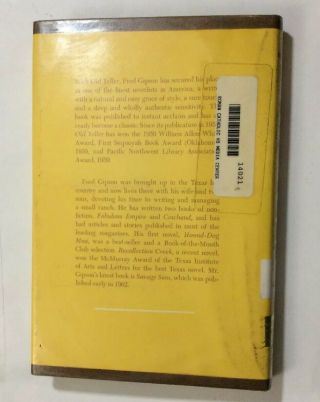 OLD YELLER FRED GIPSON TRUE FIRST PRINTING 1ST/1ST HC W/DJ 1956 VINTAGE 2