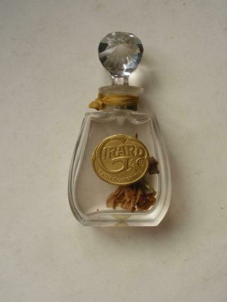 Vintage Girard Perfume Bottle Extrait Concentre Scent 23d