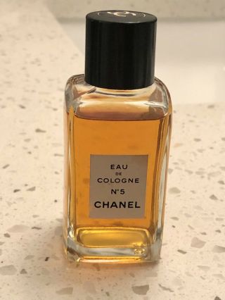 Vintage Chanel No 5 Eau De Cologne 2 Oz Splash — Antique (35,  Years Old)