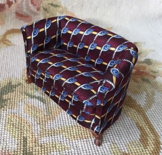 Bespaq Bluette Meloney Estate Dollhouse Furniture Sofa Couch Lounge Art Deco 156