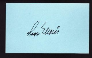Roger Maris (d.  1985) Signed 3x5 Index Card Autographed Jsa 1961 Yankees